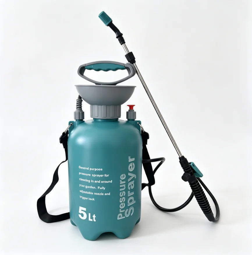 5L Manual Pressure Garden Sprayer with Adjustable Nozzle
