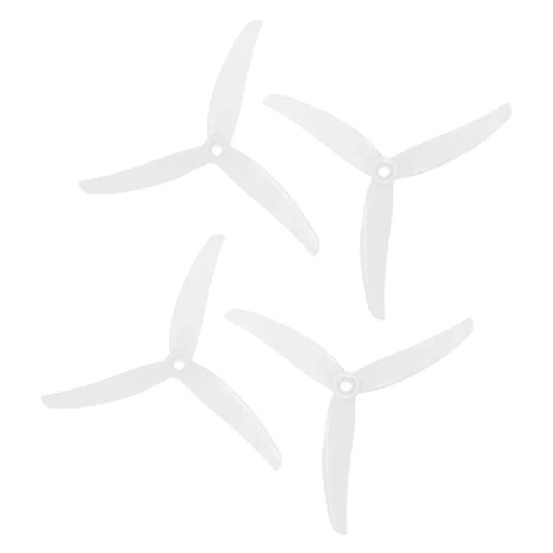 

TNKIG-2Pairs 5Inch Propeller 4.9X3.3X3 3 Blade CCW+CW Propeller For RC FPV Drone DIY Parts