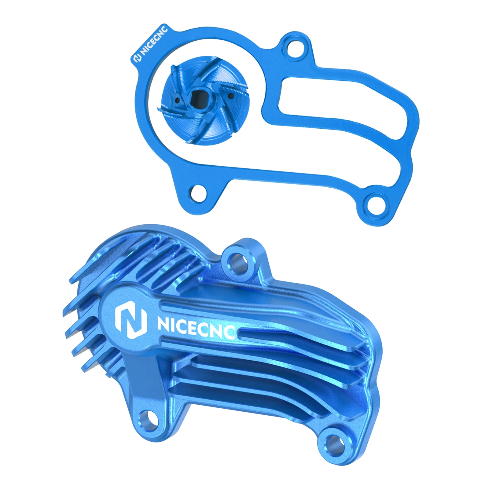 For Husqvarna TE 300 250 TE300 TE250 2020-2023 TC250 TX300 2019-2022 Water Pump Cover& Oversized Water Pump Impeller Cooler Kit