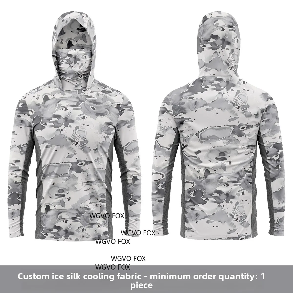 

Мужская уличная рубашка от солнца с длинным рукавом, тонкая камуфляжная дышащая рубашка из ледяного шелка, новая профессиональная рубашка для рыбалки с логотипом