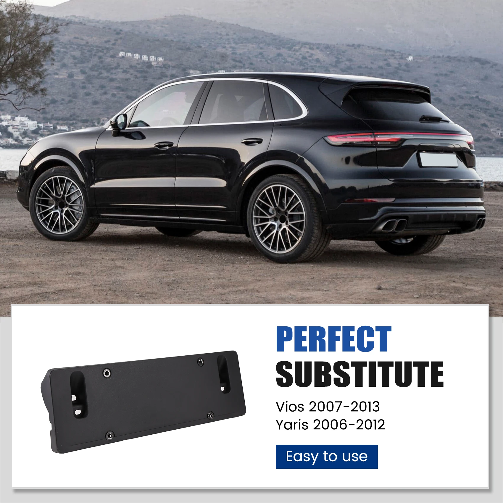 

A33K-Front Licence Plate Holder License Plate For Cayenne 9YA 2018 9Y0807287E