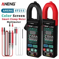 ANENG ST211 6000 Counts Digital Clamp Meter Multimeter AC/DC Voltage Current Tester Car Amp Hz NCV Ohm Big Color Screen Tester