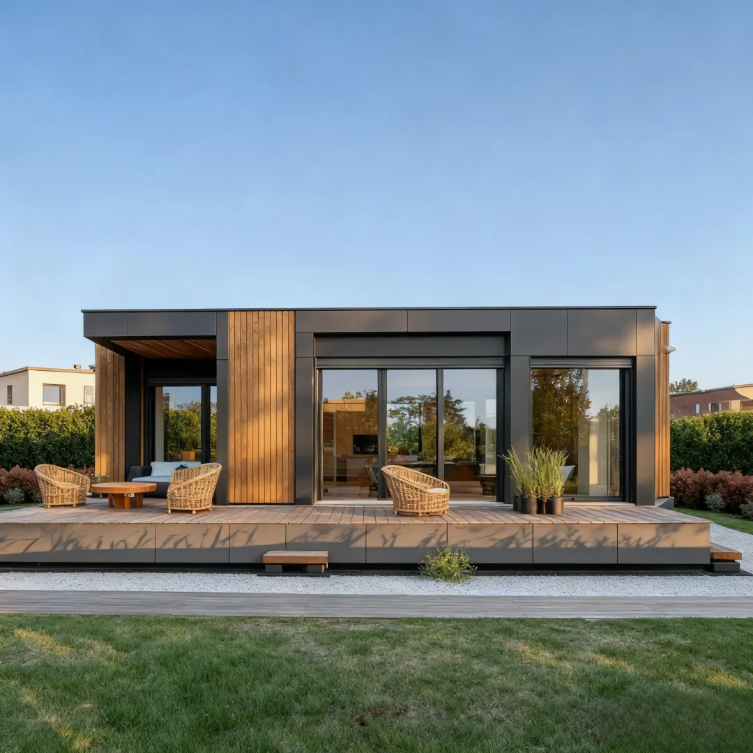 Fast Build Prefabricated Light Steel Container House Modern Eco-Friendly Waterproof EASY HOME 003 for Warehouse & Courtyard Use