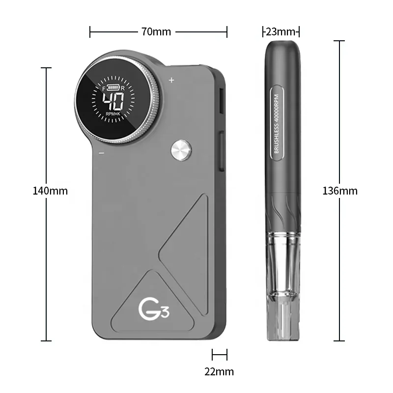 Oxxi UV G3 40000 دورة في الدقيقة محرك بدون فرشاة قابلة للشحن آلة حفر الأظافر اللاسلكي 15 ساعة عمر البطارية ملف الأظافر الكهربائية #6