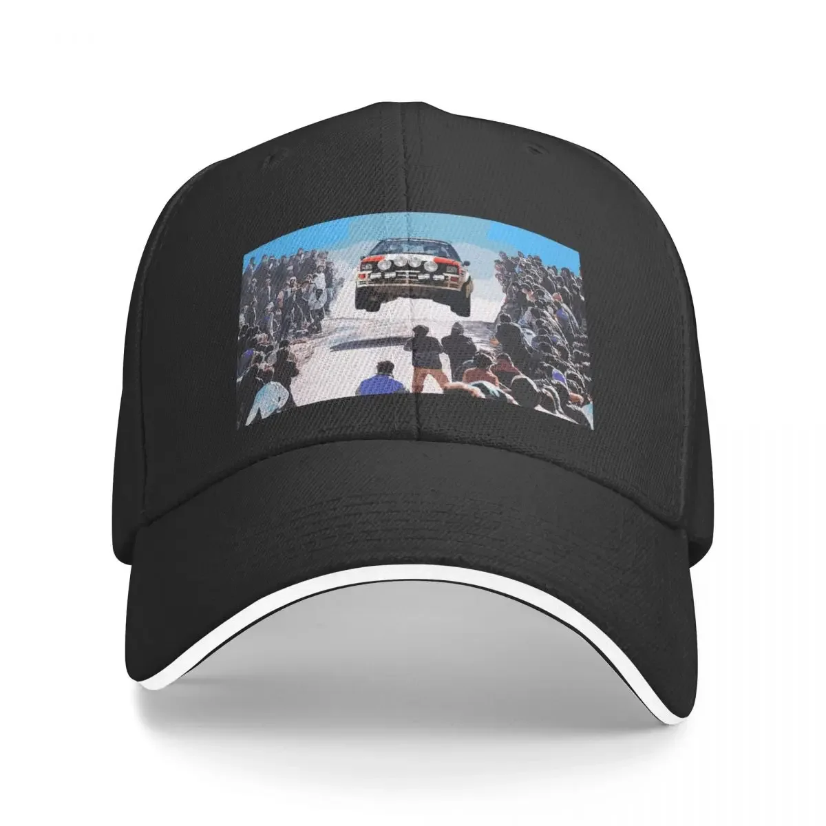 

portugal stage Sport S1 E2 Group B Rally Car Stig Blomqvist, Mikkola and Walter Rhrl portrait Baseball Cap