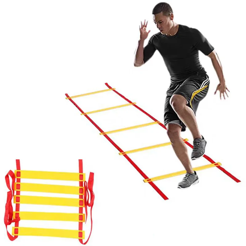 Agility Ladder Speed Training Equipment Football Basketball Soccer Fitness Running Outdoor Sports Games For Adults and Children