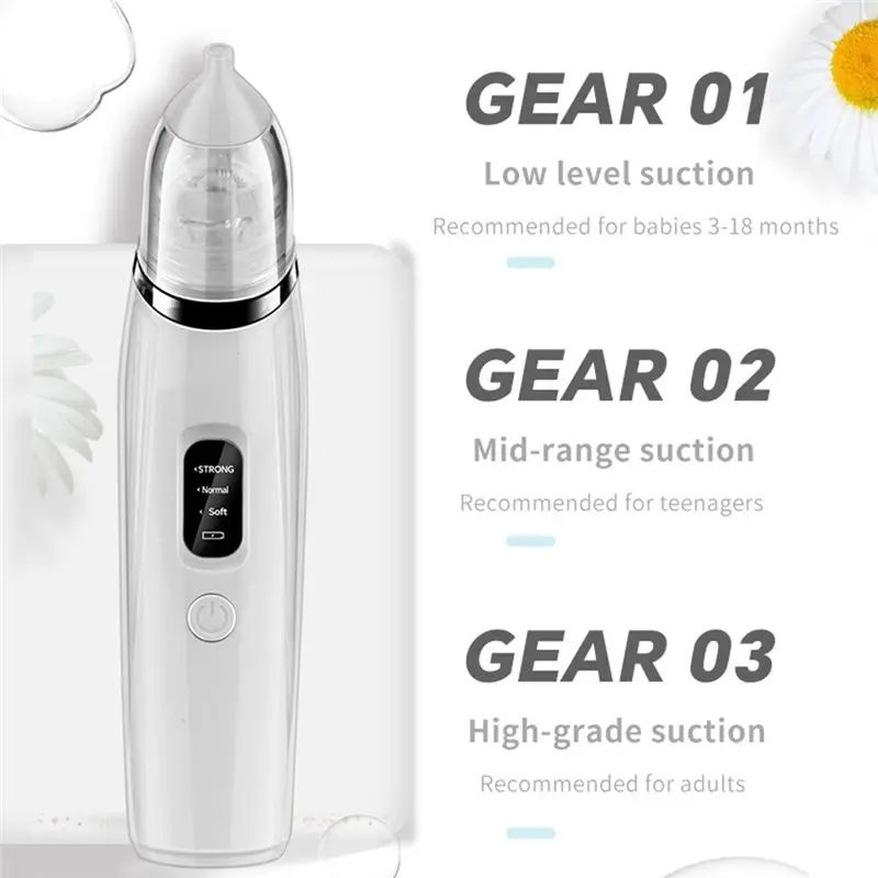 CYGJ-Negative Anti-Backflow Baby Electric Nasal Aspirator For Younger Months Infant Nasal Aspirator Children Nasal Aspirator