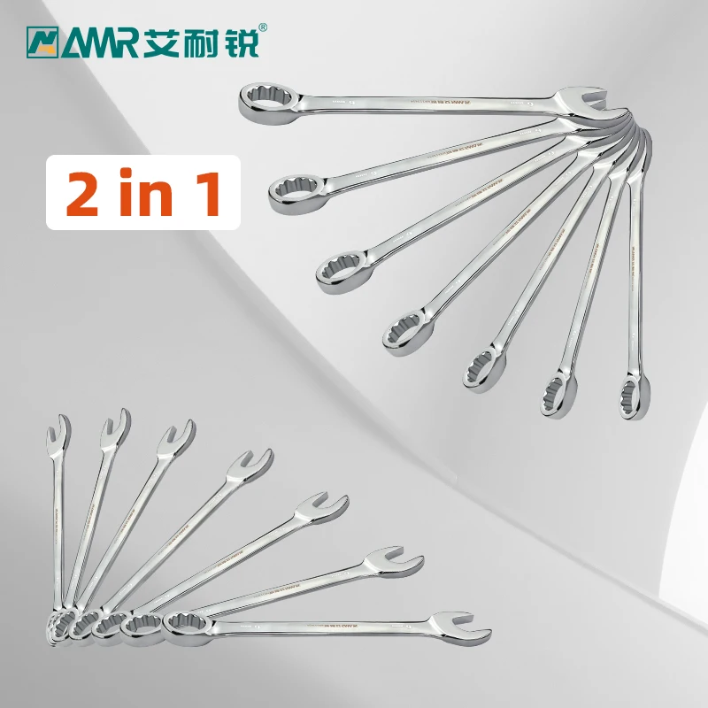 1pc open end wrench box end wrench combination metric wrench hand tools hex spanner wrench for hex nuts 6-27 mm