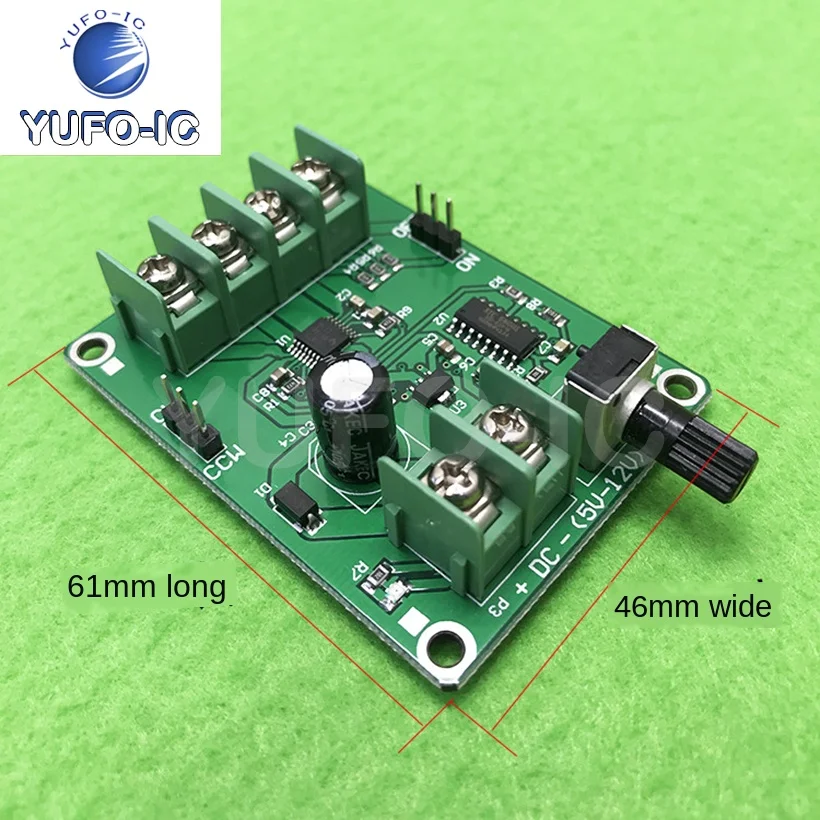 Free Ship 3pcs Micro Brushless DC Motor Driver Board Hard Disk Drive Motor Controller 3-Wire 4-Wire-Free Hall 9V-12V