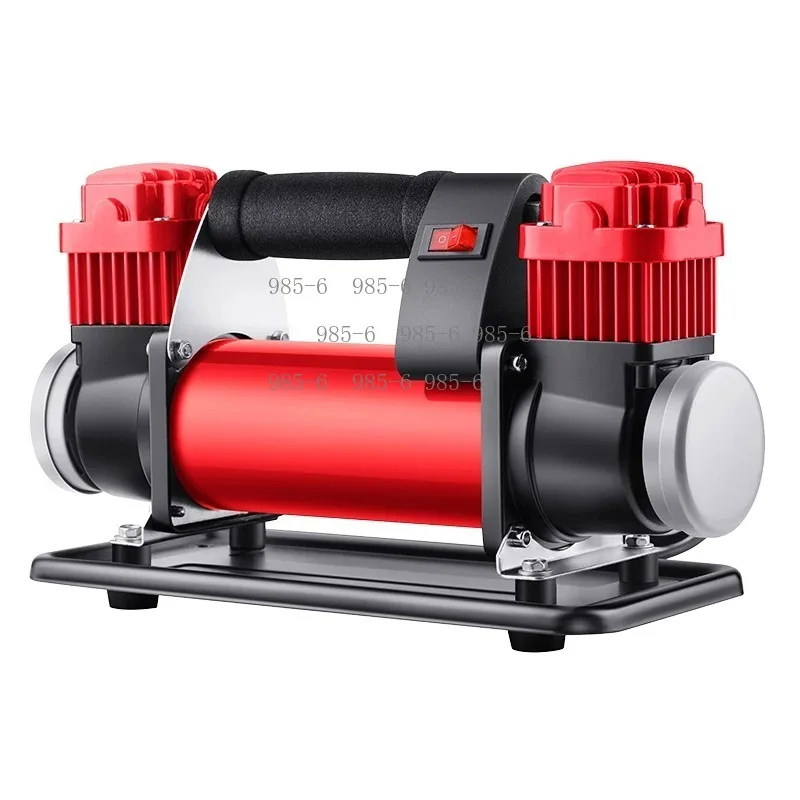 12V/24V Dual Cylinder High Pressure Air Pump, High Power Car Inflator for SUV Truck Off-road Vehicle