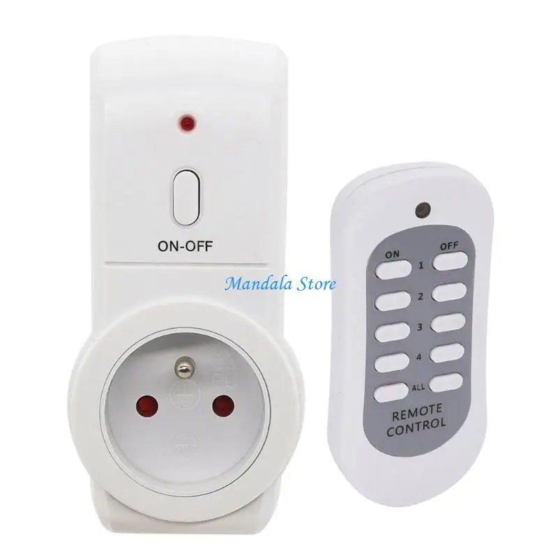 

U2JC Energy Efficient Smarted Remotes Control Wall Sockets with ABS Safety Durability