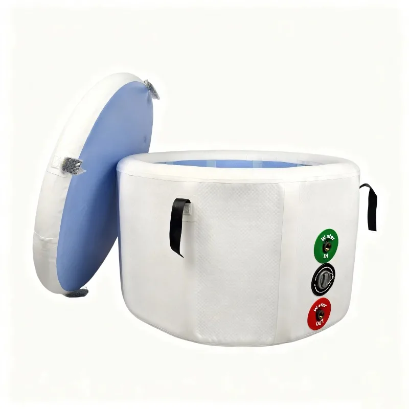 YTYIN Portable PVC Ice Bath Tub for Adults. Inflatable Drop Stitch Cold Plunge for Outdoor Fitness Recovery