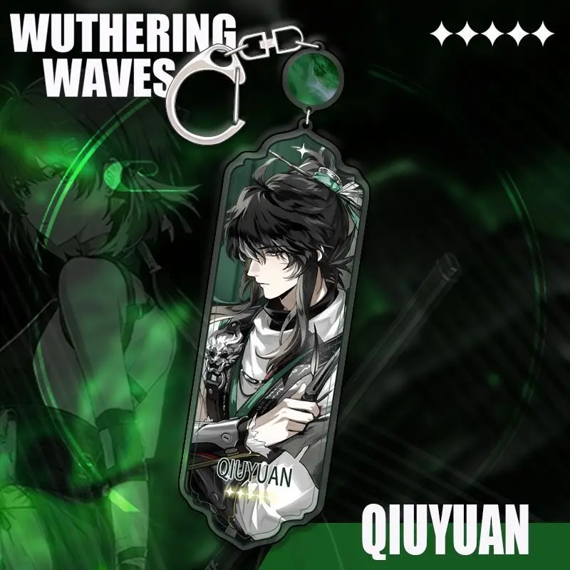 Mingchao Game الطرفية Zanni Cantrella كاتيكسيا سلسلة مفاتيح مصنوعة من الأكريليك الطويلة قلادة الكل في واحد حقيبة الديكور