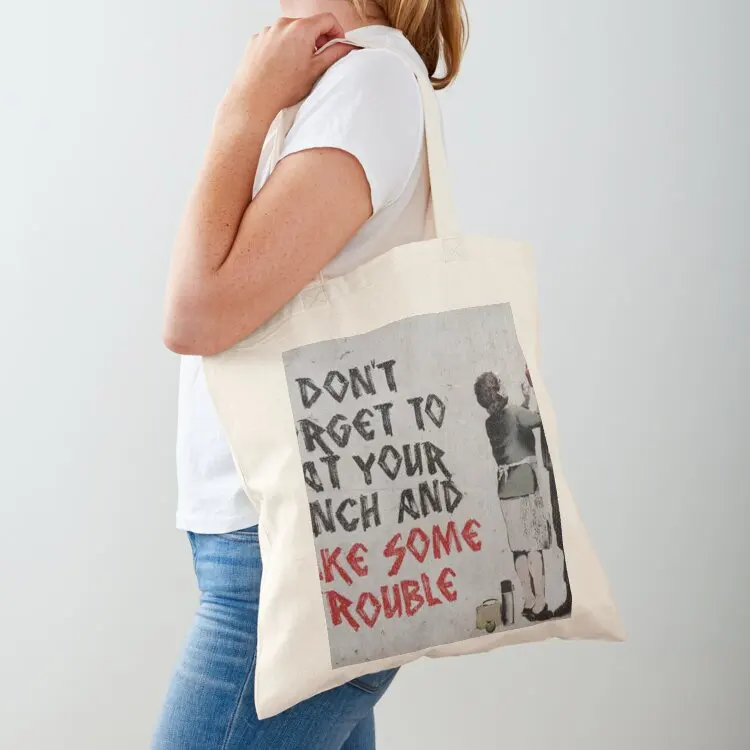 Don't Forget Your Scarf - Banksy Tote Bag cute pouch bag shoping bag women