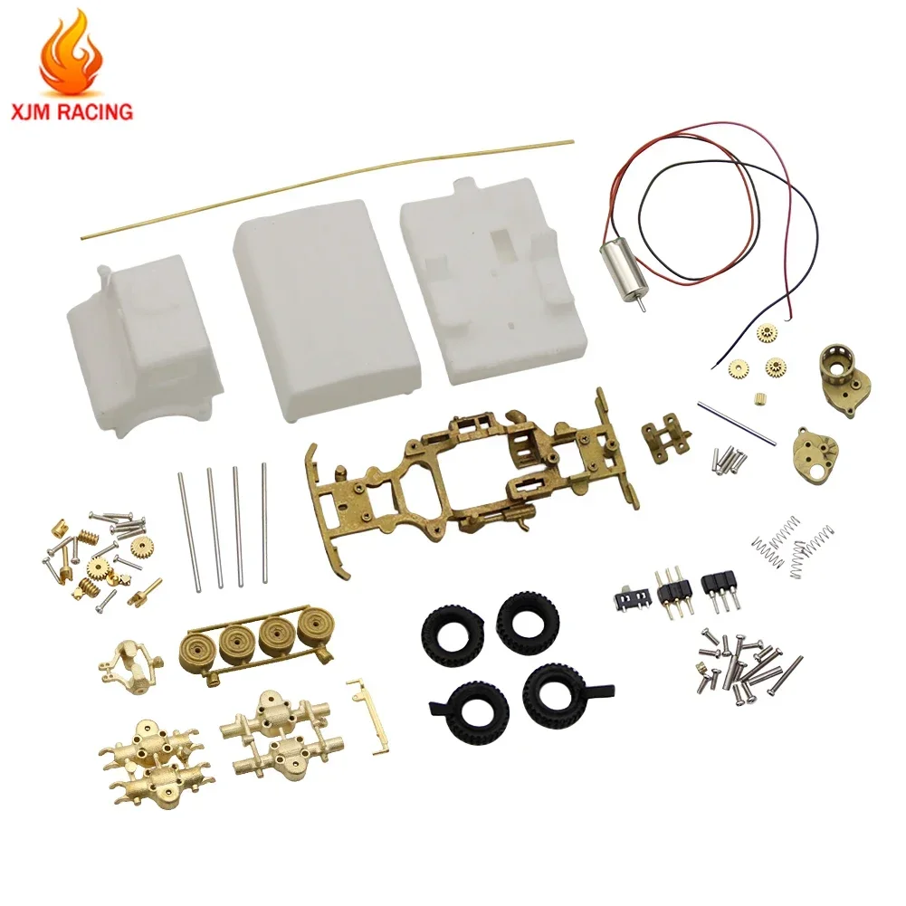 4WD Unimog 1:87 Truck Metal Chassis Diy Kit 4*4 Static Change Kit Das87 DS87E06