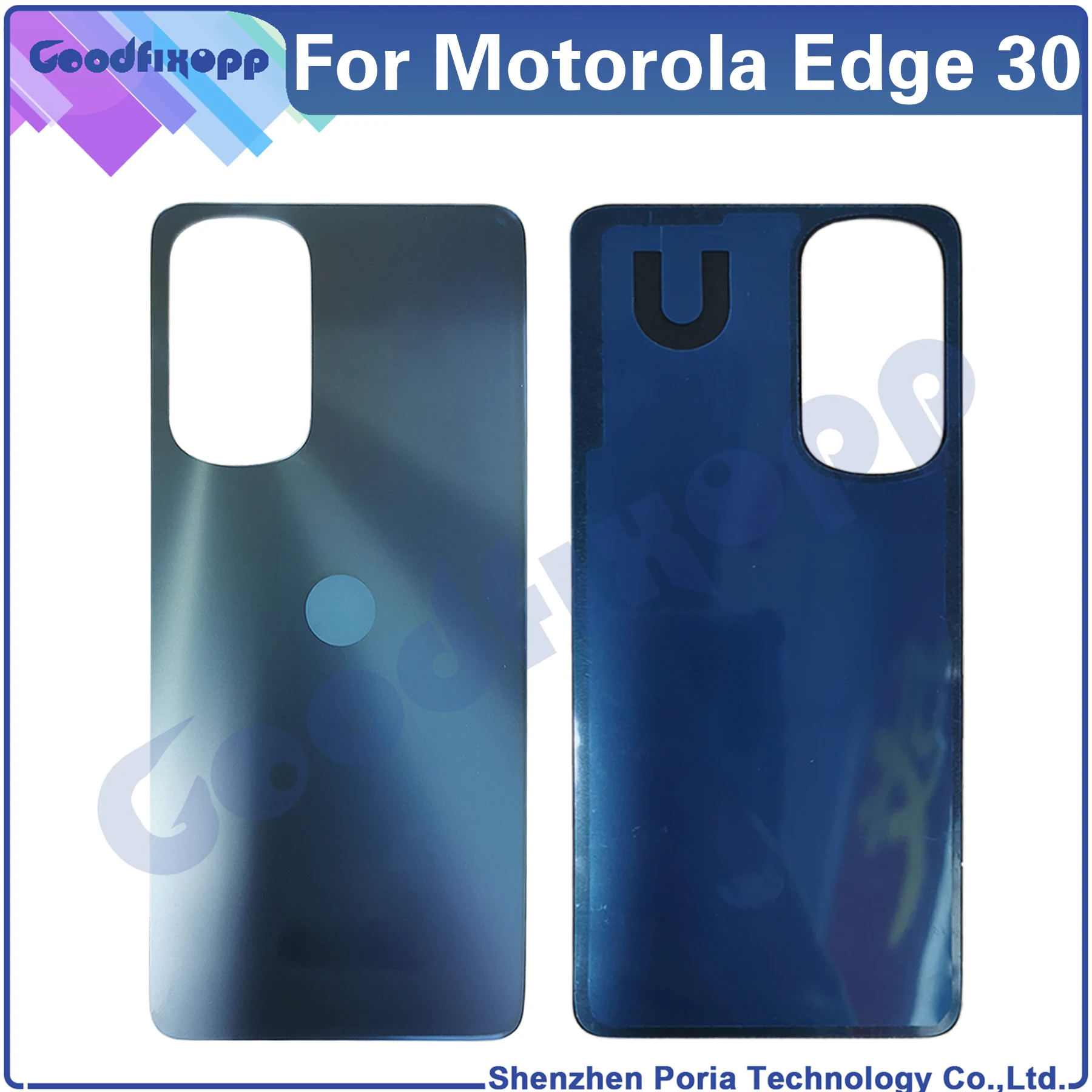 

Бразильская версия для Motorola Moto Edge 30, задняя крышка корпуса, задняя крышка аккумулятора, запасные части