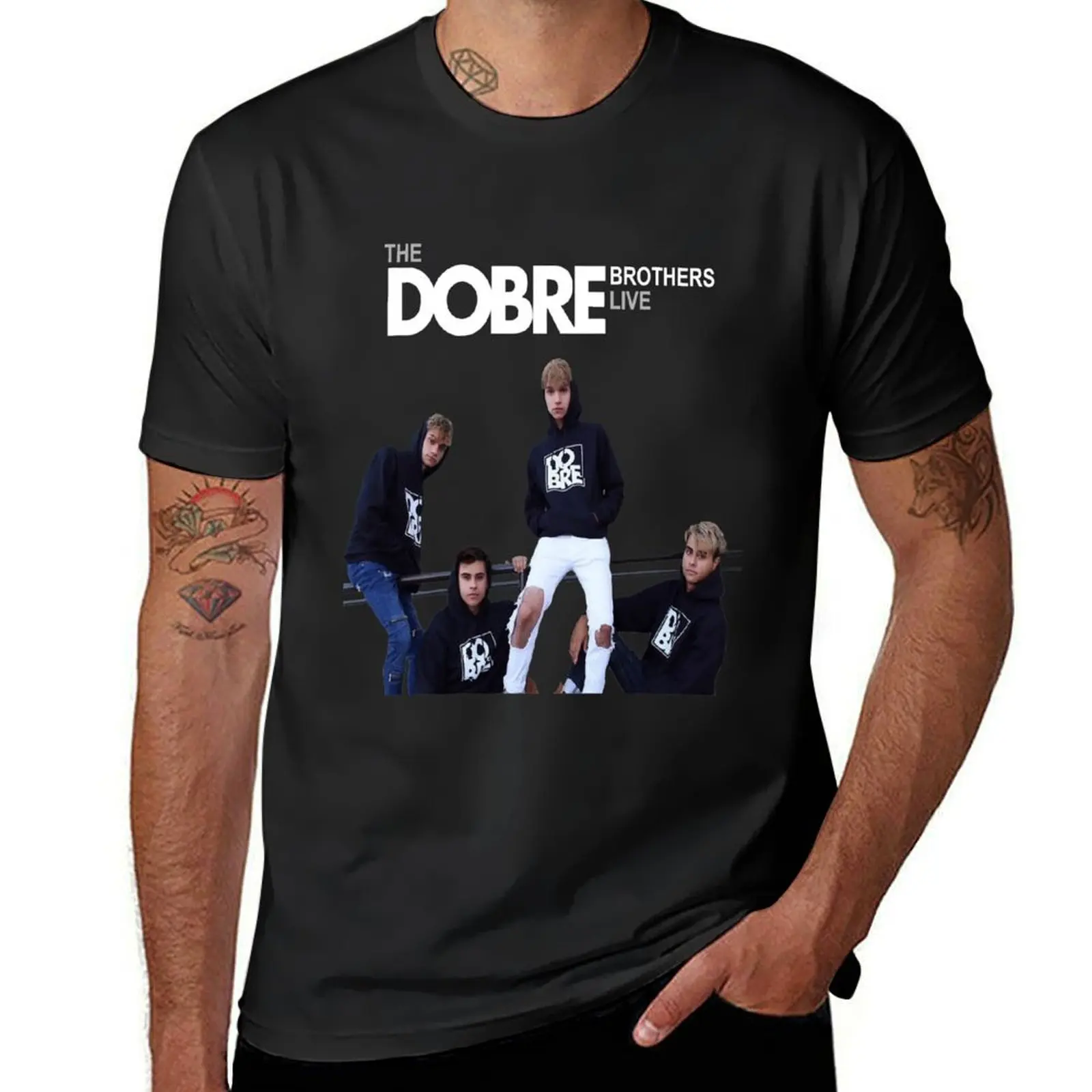 Dobre Brothers Tour 2019 Men_s Men_s T-Shirt anime oversizeds boys whites tops men clothings