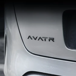 For Avatr 11/12 Exclusive and personalized car logo black warrior modified English letter rear badge