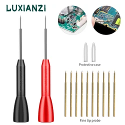 LUXIANZI 0.2MM çok metre iğne değiştirilebilir Test probu için dijital çok metre kurşun tel kalem kablo Test probları iğne ucu