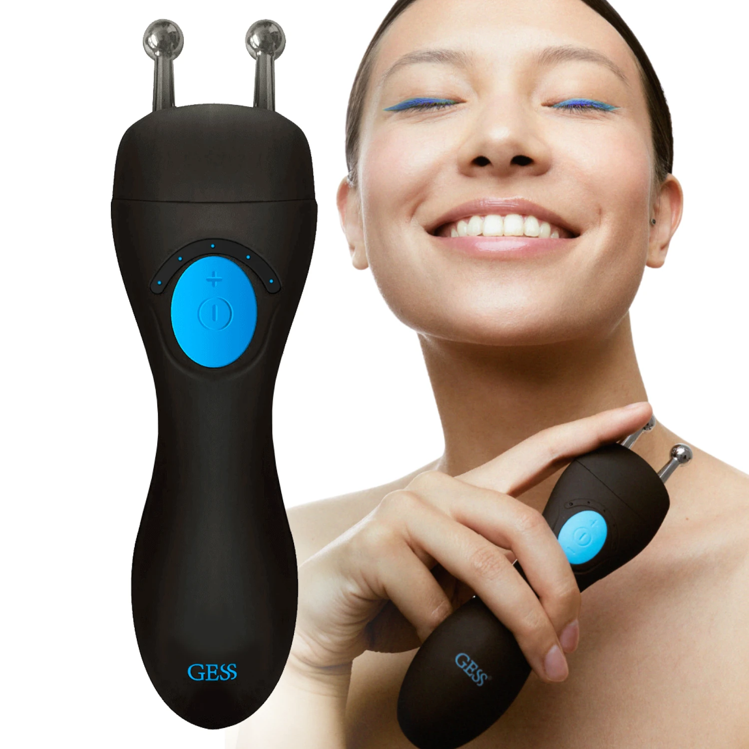 GESS Microcurrent Facial Device, Face Lift Massager Anti Aging Skin and Neck Care Beauty Tools for Home,Office