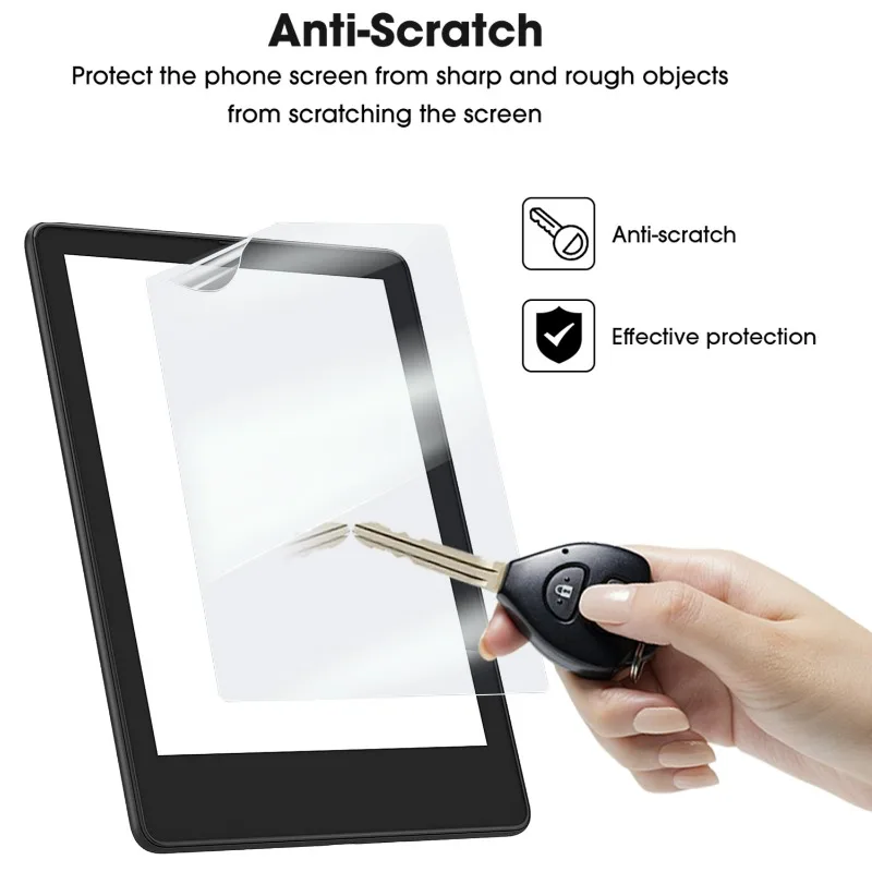 5-1 шт. мягкая защитная пленка для экрана Kindle Paperwhite 2024 7th гидрогелевые пленки против царапин прозрачная защитная пленка для планшета Kindle