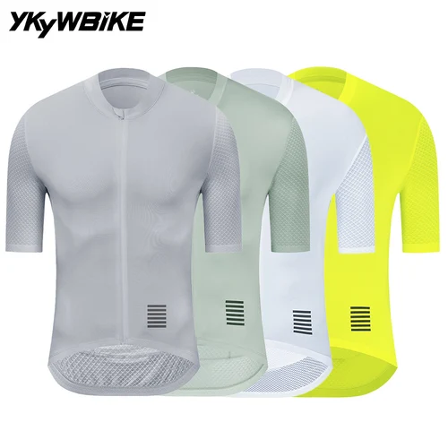 YKYWBIKE-Camiseta de ciclismo para hombre, camiseta de manga corta para bicicleta de verano, camiseta para bicicleta de carretera, ropa de ciclismo transpirable para equipo profesional