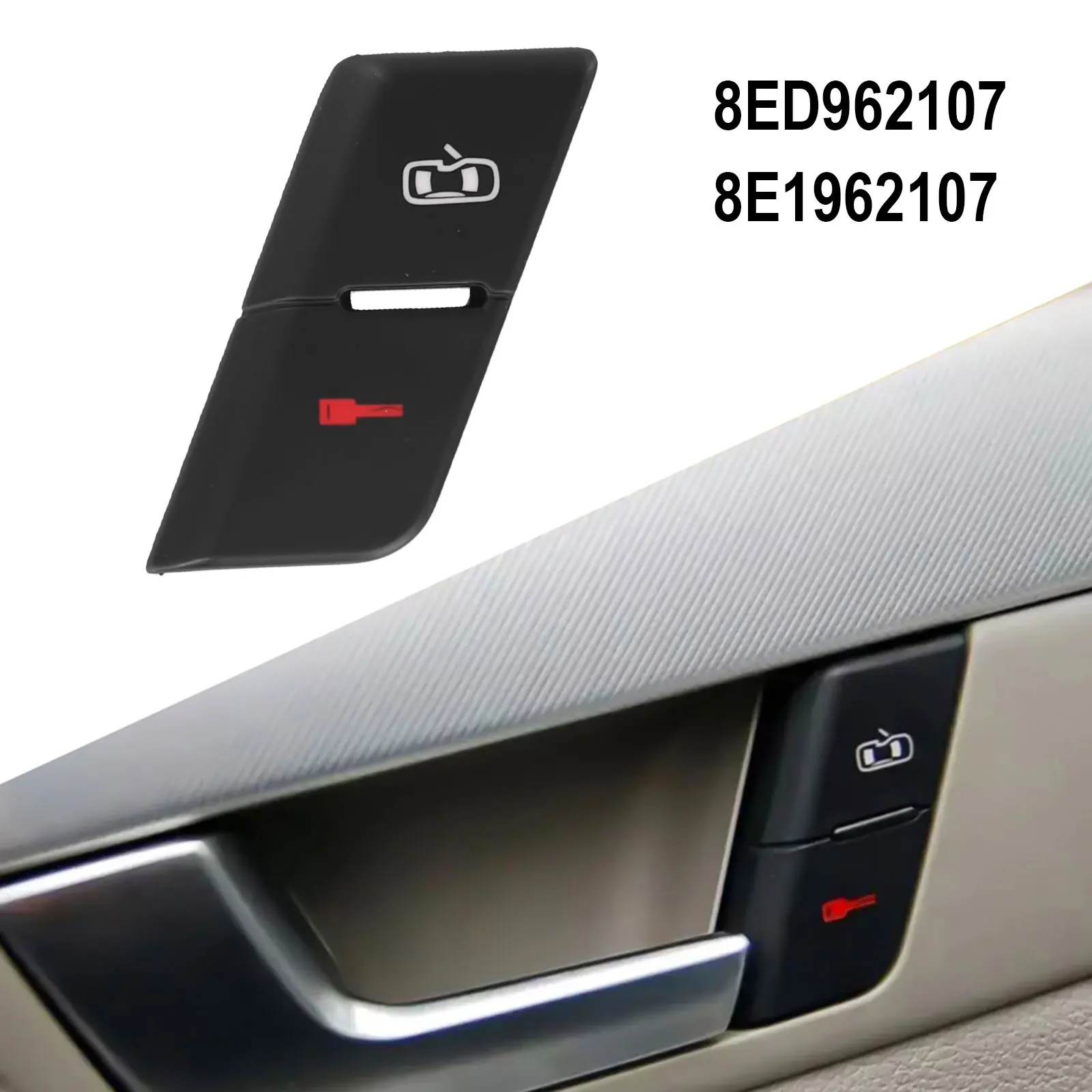 Front Left Central Door Lock Unlock Switch Button Cover 8ED962107 For A4 B6 B7 2003-2008 For S4 2001-2008 For Exeo/ST 2009-2014