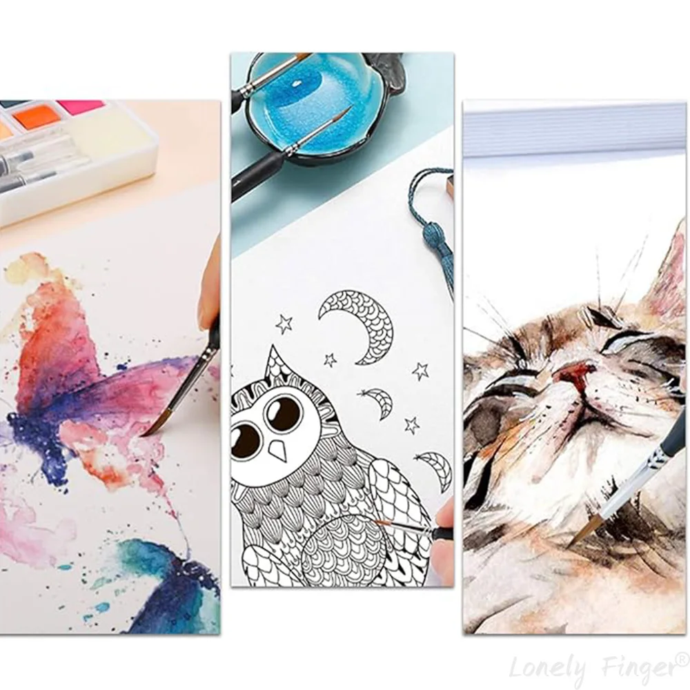 Миниатюрные кисти, набор кистей из 11/22 шт. для акриловой живописи, акварели, масла, фигурки, рукоделия, модели