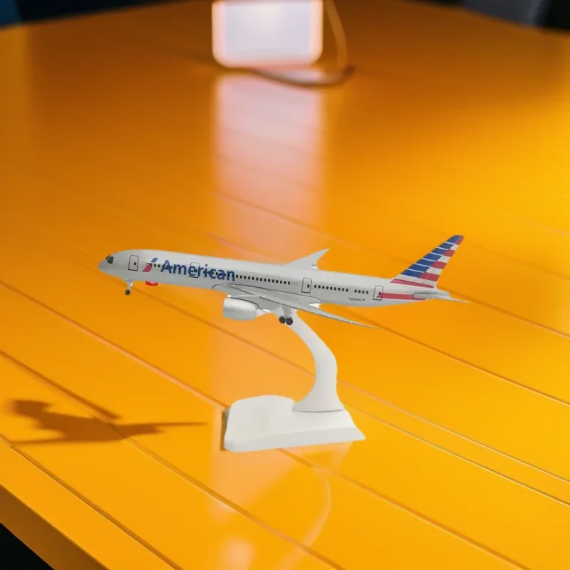 

B777 20CM American Airlines 777 Airplane Model With Landing Gear Alloy Metal Diecast Aircraft Model Toy plane Gift Plastic Model