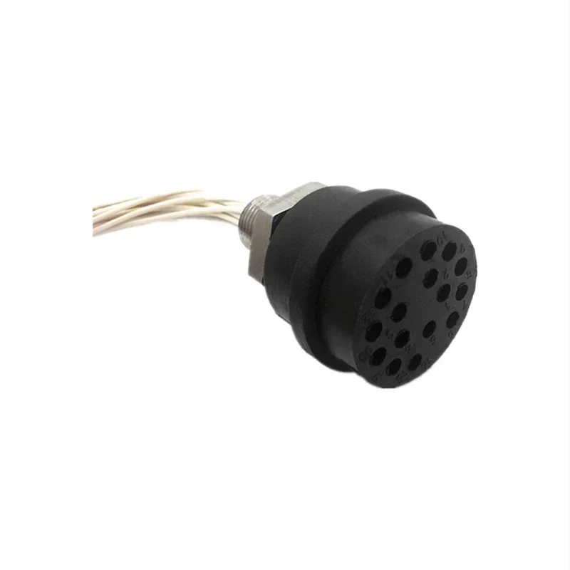 BH16F Submarine Undersea Connectors 16 pin Micro Circular Plug Subconn Underwater Bulkhead Connector for ROV