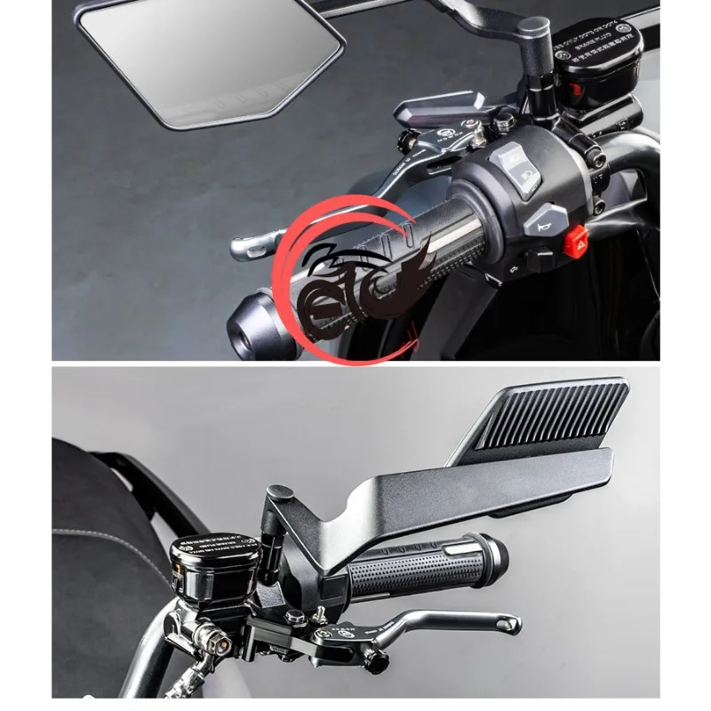 

Para YAMAHA MT-07 MT-09 MT-10 MT07 MT09 MT10 espejo retrovisorplegable para motocicleta espejo retrovisor ajustable con rotación
