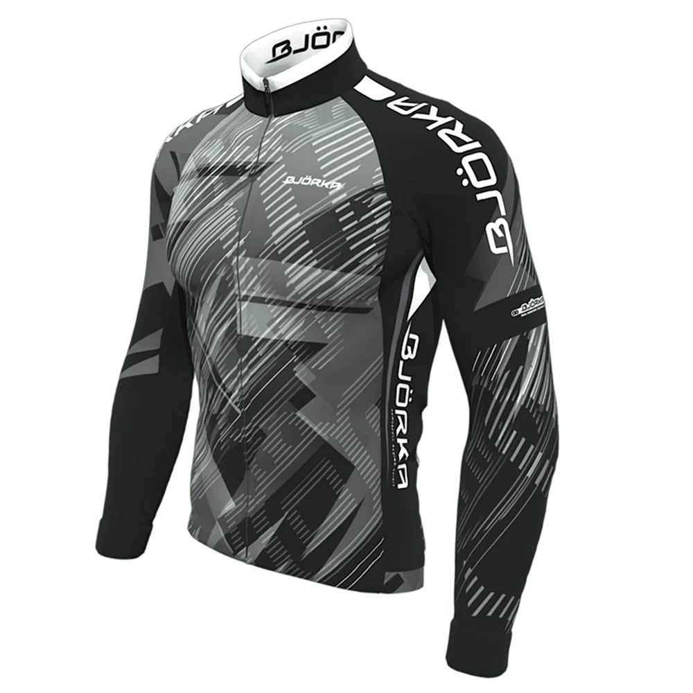 Spring/Summer BJORKA Cycling Jerseys Men\'s Long Sleeve Thin Jacket Lightweight Breathable Ciclismo Maillot Sun Protection Tops