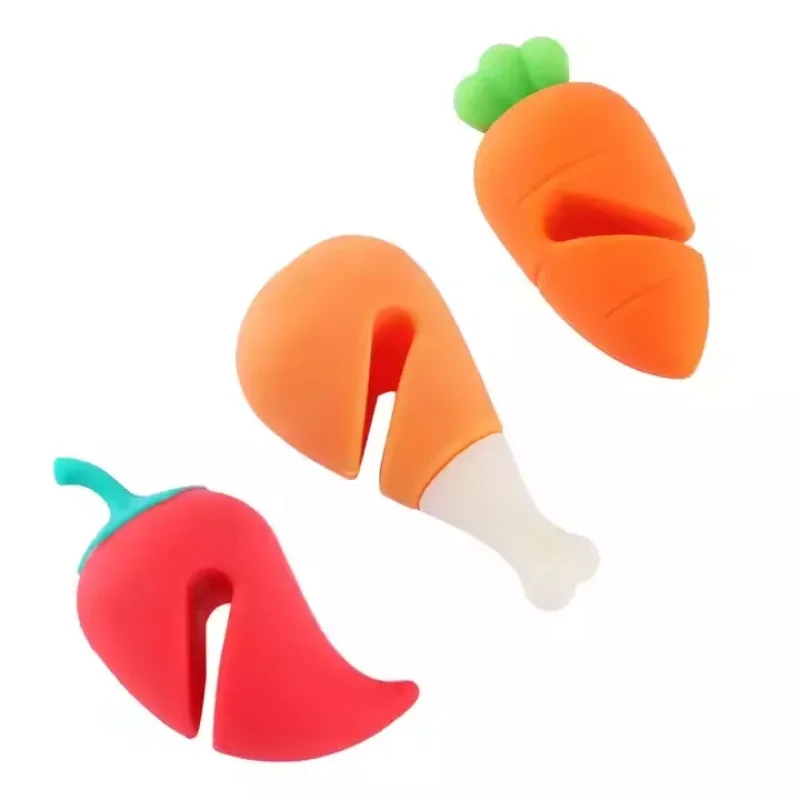 Siliconen potdekselhouder Clip Lifter Morsbestendige stop Hittebestendig Leuke keukenaccessoires Kookgerei Gadgets