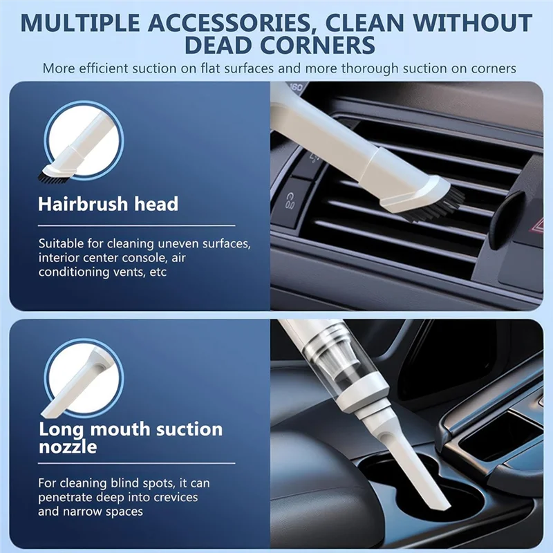 ABVA-Handheld Vacuum Cleaner Car Vacuum Cleaner Pet Hair Cleaner Portable Vacuum Cleaner