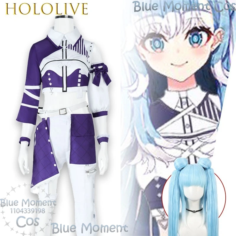 

Kobo Kanaeru Hololive Indonesia Idol Stage Dress Cosplay Costume Anime Vtuber Full Set Costume Top Pants With Belt Full Set Cos
