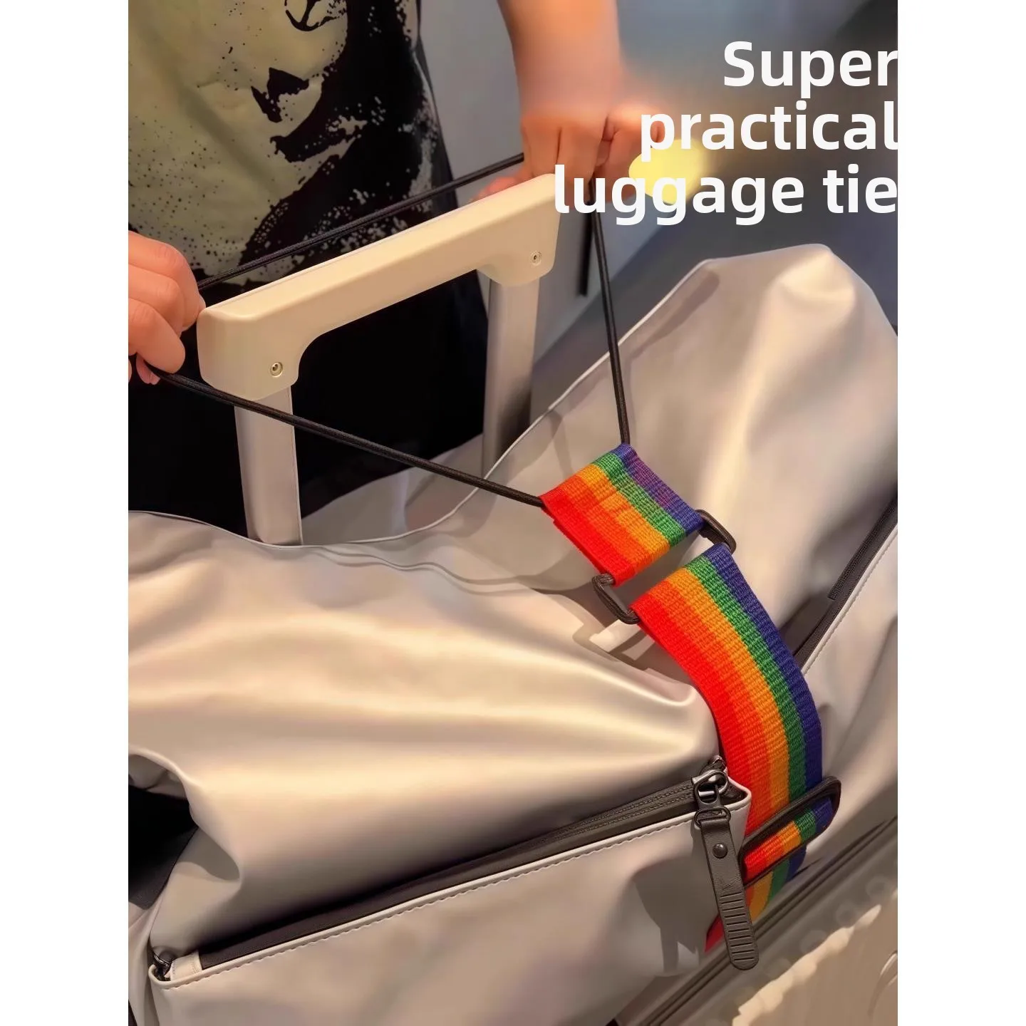 

Travel Lage Connection Rope Fixed Strap Suitcase Fastener Hanging Bule Lage Connector Binding Rope for Air Travel