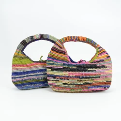 Mini Raffia Tote Colorful Designer Bag Made for A women