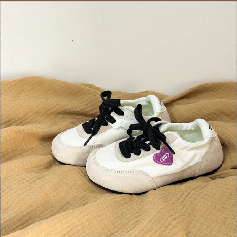

Children's genuine leather ballet style spring summer new item boys girls love sports shoes baby Forrest Gump casual shoes green