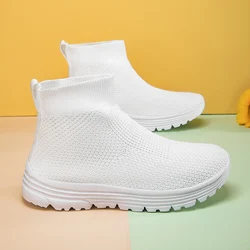 Couple Running Shoes for Men Women Black Mesh  Casual Sneakers Lightweight High-top Breathable Comfortable Gym Jogging Shoes Man