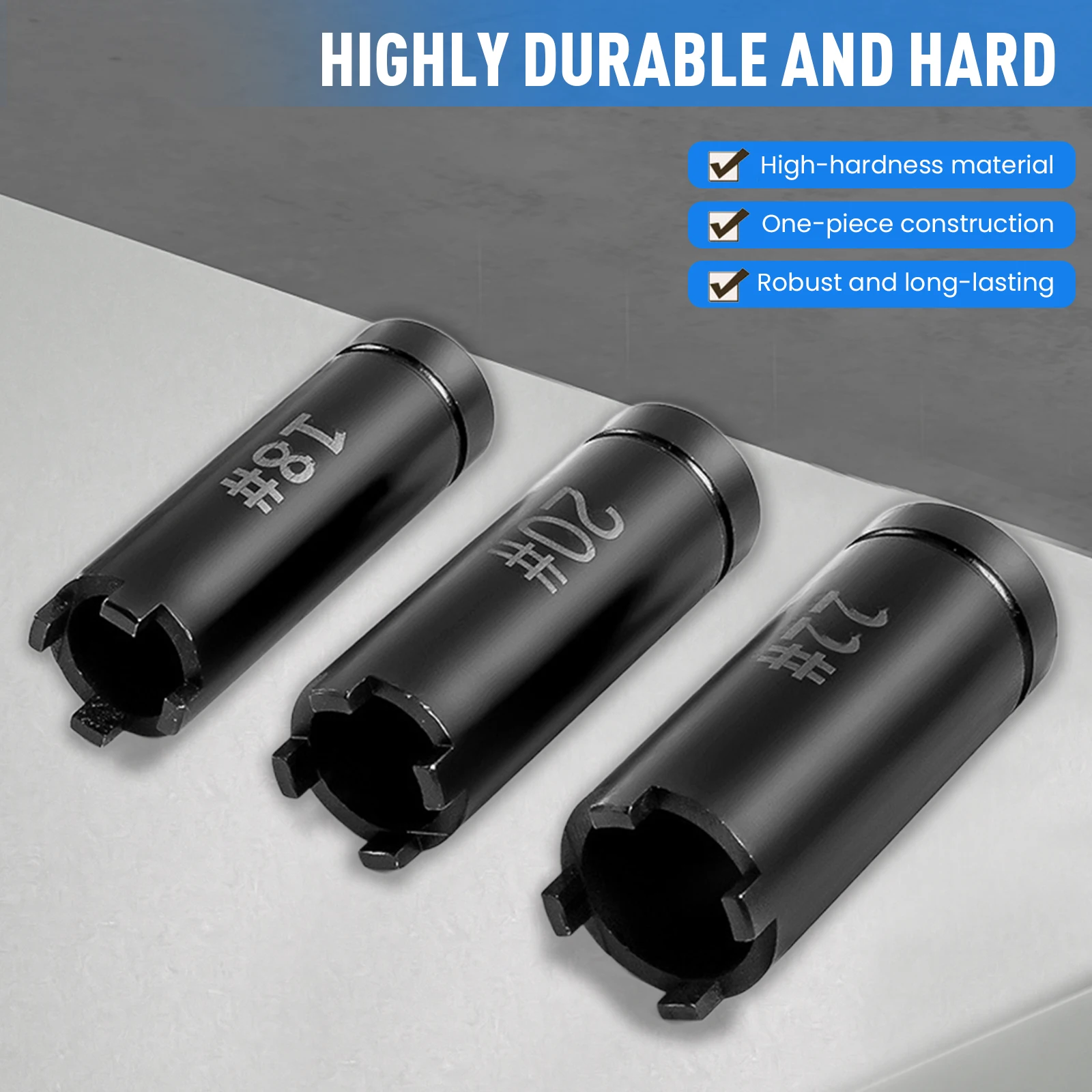 

3pcs Motorcycle Clutch Nut Remover 18mm 20mm 22mm Motorcycle Repair Wrench Tool Motorcycle Clutch Tool for Scooter Repair