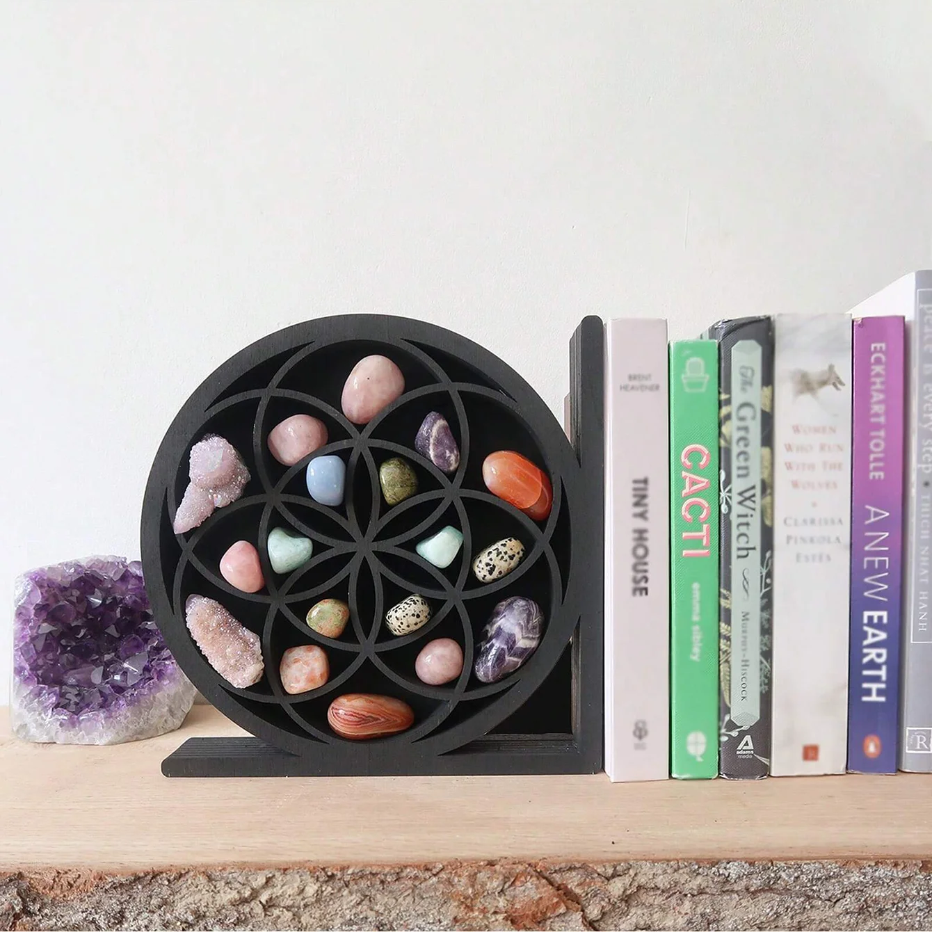 Sun And Moon Crystal Shelf Bookends Heavy Duty Decorative Round Bookends To Hold Books Home Decorations Room Decors Aesthetic