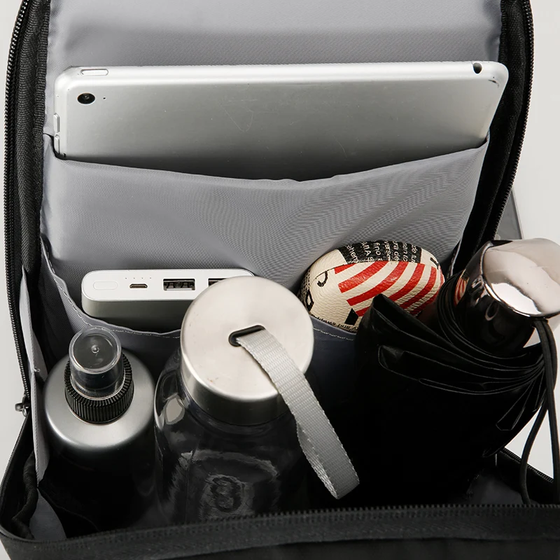 Mark Ryden Lightweight Waterproof Minimalist Tablet Sling Bag Casual Oxford Chest Bags USB Charging Crossbody Package