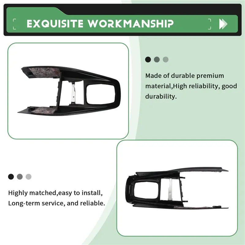 A73X-Center Console Middle Tunnel Center Console Trim 1J1863201D 1J1863201L Center Console Trim For VW Golf Jetta