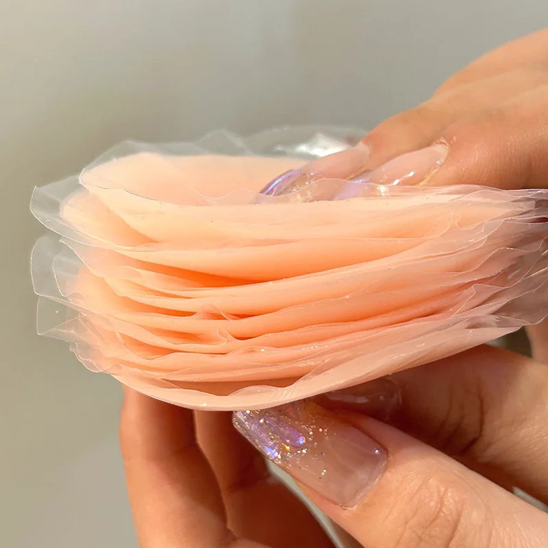 6Pair Silicone Nipple Cover Self Adhesive Silicone Invisible Bra Water Proof Reusable Strapless Lift Up Boob Tape Chest Pasties image 4