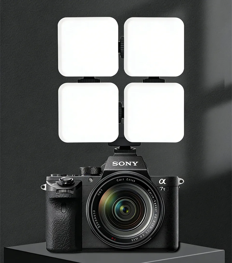 

Новая портативная светодиодная RGB-лампа для камеры, смартфона, GoPro, ноутбука, селфи, регулируемая, карманная, мини-лампа для видеосъемки