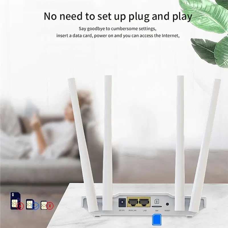 Superior-4G LTE موزع إنترنت واي فاي 150Mbps 4 هوائي بطاقة Sim LTE CPE IMEI تعديل مودم MC119 واي فاي هوت سبوت الولايات المتحدة التوصيل