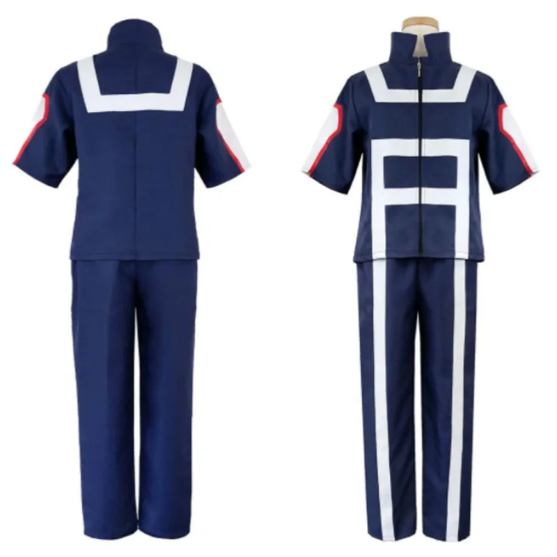 Anime My Hero Academia Boku No Hero Academia Men Women School Gym Sport Uniform Suit Tshirt Pant Todoroki Shouto Cosplay Costume