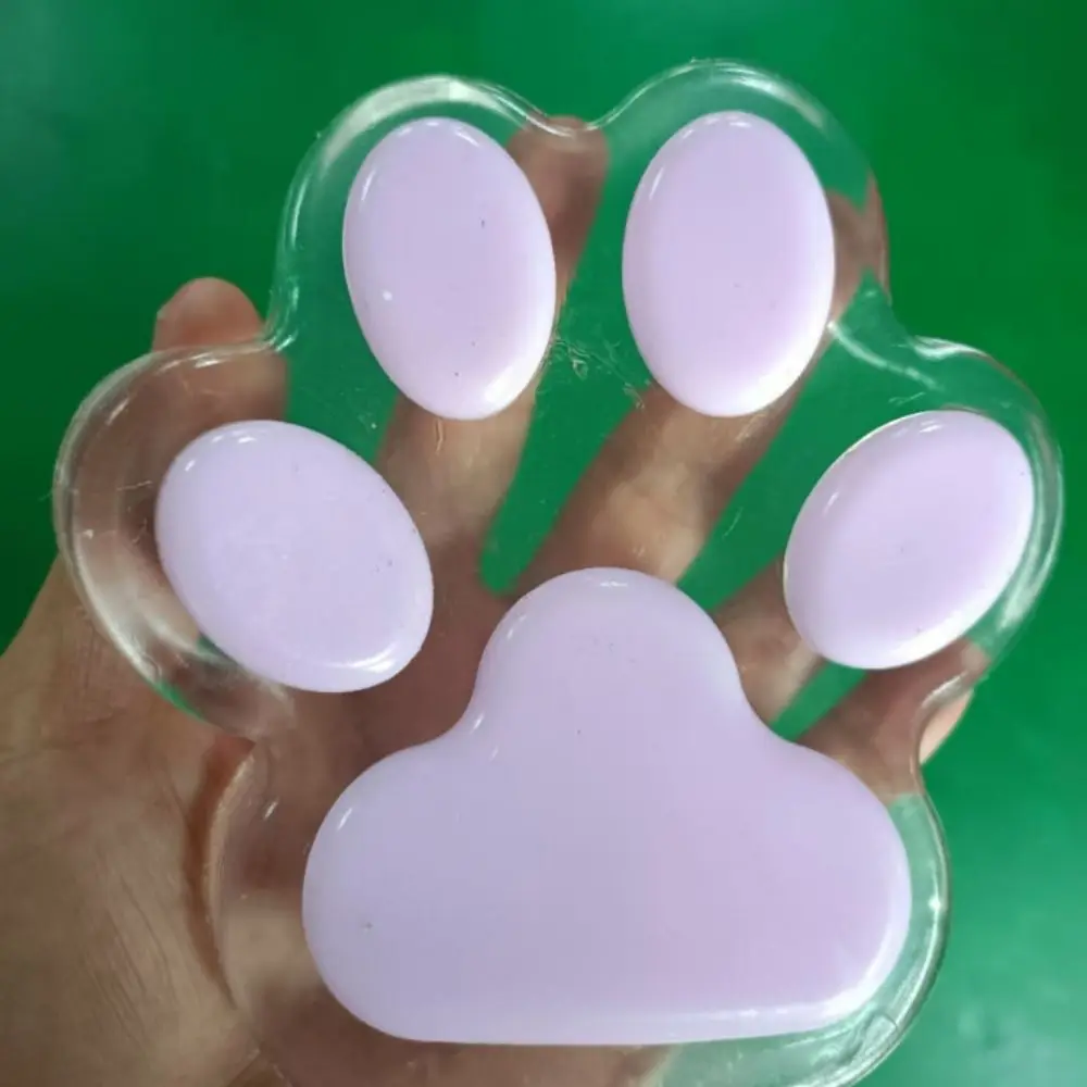 Cute Extra Large Squeeze Cat Paw Toys TPR Soft Pinching Cat Paw Sticky Decompressing Toy Funny Gift