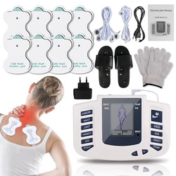 JR309 Digital 8 Modes EMS Electric Muscle Stimulator Full Body Physiotherapy TENS Massager Pulse Meridian Therapy Instrument