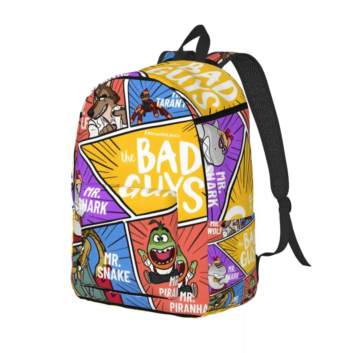 The Bad Guys Cool Backpack Gift Student Business Daypack for Men Women Laptop Computer Shoulder Bag